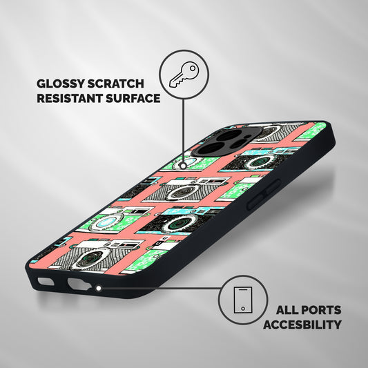 Cam Art Loving Shockproof Hybrid Protection (Metal + TPU) Back Case Cover