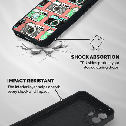 Cam Art Loving Shockproof Hybrid Protection (Metal + TPU) Back Case Cover