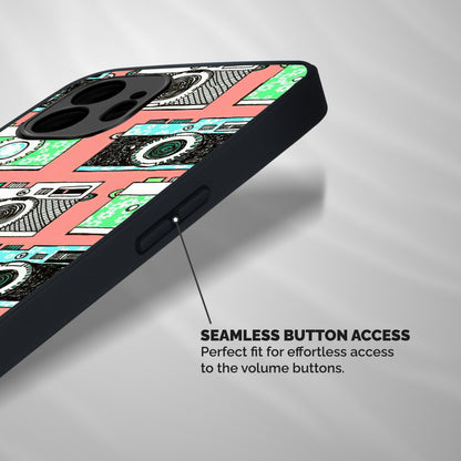 Cam Art Loving Shockproof Hybrid Protection (Metal + TPU) Back Case Cover