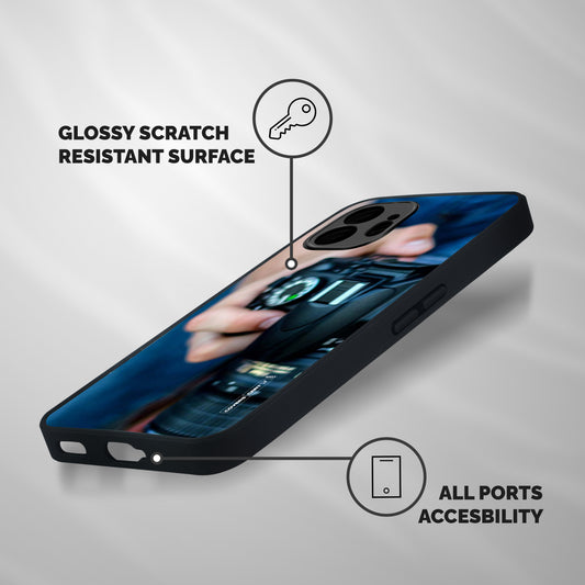 Camera Love Shockproof Hybrid Protection (Metal + TPU) Back Case Cover