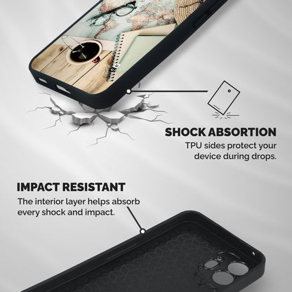 Camera Notebook Shockproof Hybrid Protection (Metal + TPU) Back Case Cover