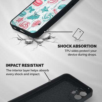 Candies And Macroons Shockproof Hybrid Protection (Metal + TPU) Back Case Cover