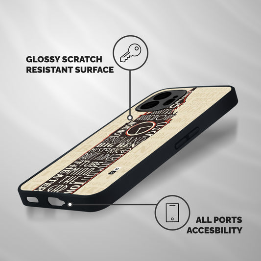 Cap City Design Shockproof Hybrid Protection (Metal + TPU) Back Case Cover