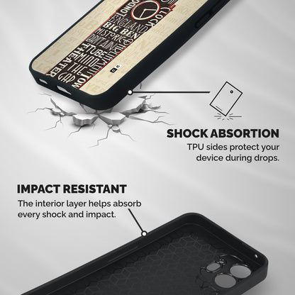 Cap City Design Shockproof Hybrid Protection (Metal + TPU) Back Case Cover