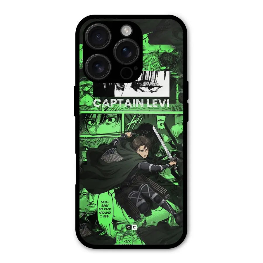 captain Levi Stance Shockproof Hybrid Protection (Metal + TPU) Back Case Cover CoversCart