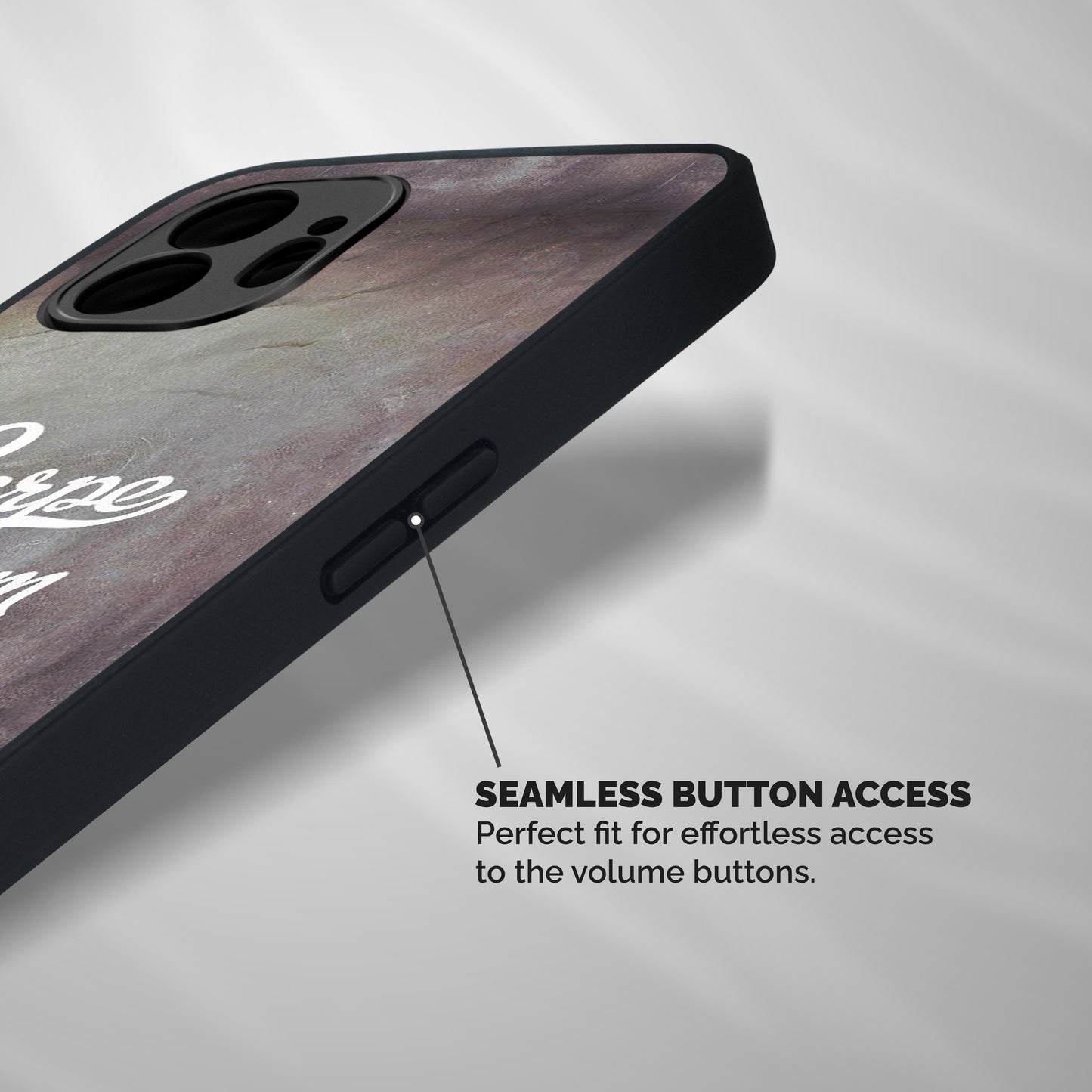 Carpe Diem Rugged Shockproof Hybrid Protection (Metal + TPU) Back Case Cover