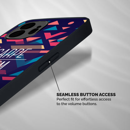 Carpe Diem Shockproof Hybrid Protection (Metal + TPU) Back Case Cover