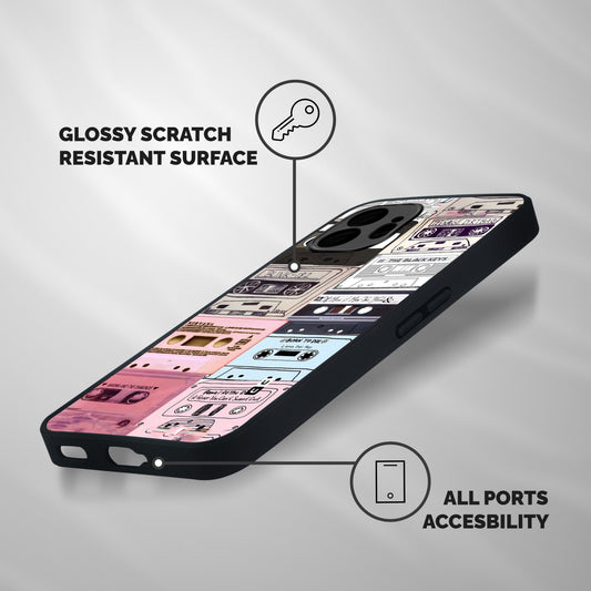 Casette Rolling Shockproof Hybrid Protection (Metal + TPU) Back Case Cover