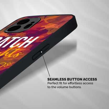 Catch Flights Not Feelings Shockproof Hybrid Protection (Metal + TPU) Back Case Cover