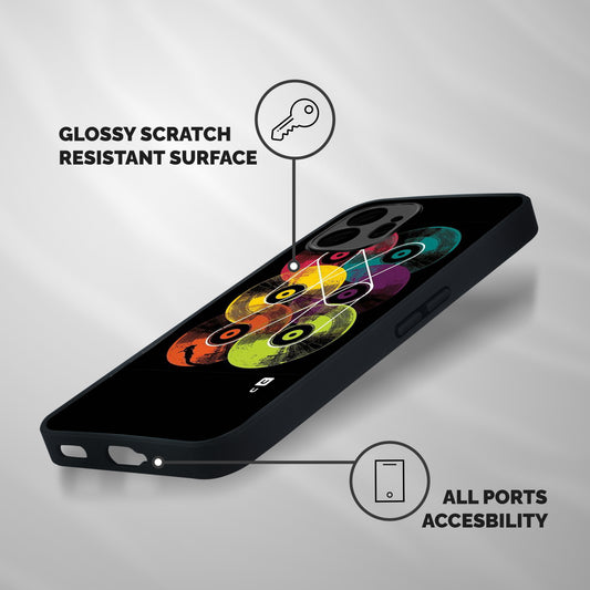 CD Tapes Shockproof Hybrid Protection (Metal + TPU) Back Case Cover
