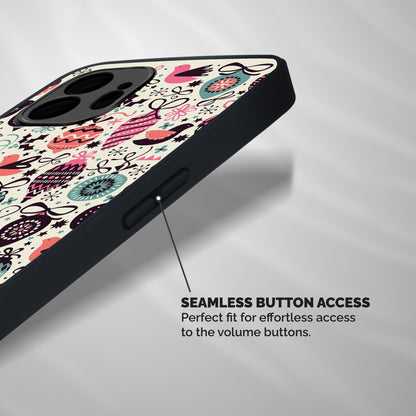 Celebration Pattern Shockproof Hybrid Protection (Metal + TPU) Back Case Cover