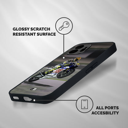 Champion Biker Shockproof Hybrid Protection (Metal + TPU) Back Case Cover
