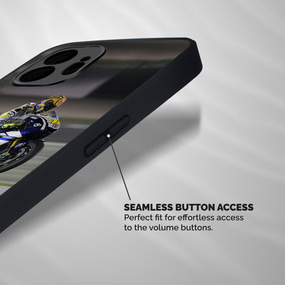 Champion Biker Shockproof Hybrid Protection (Metal + TPU) Back Case Cover