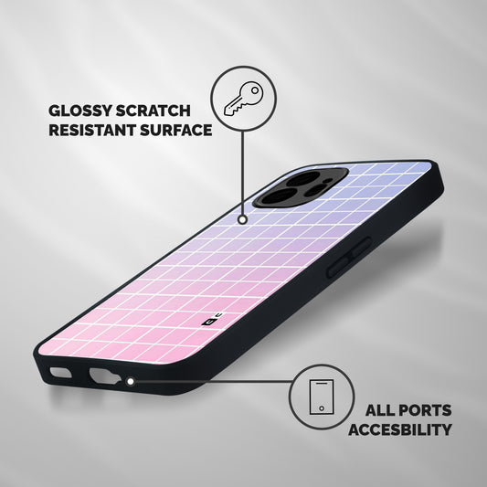 Check Shades Shockproof Hybrid Protection (Metal + TPU) Back Case Cover