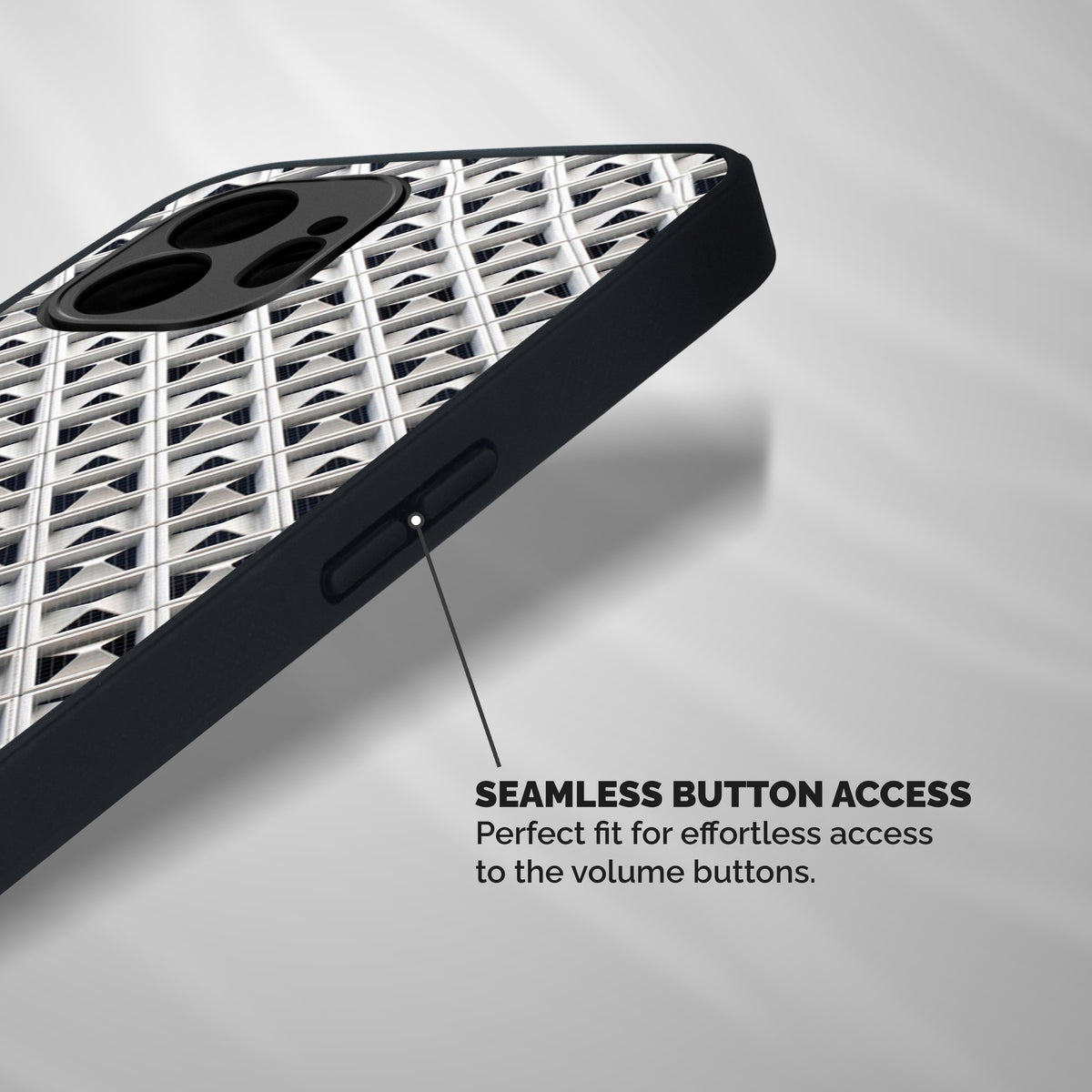 Check White Design Shockproof Hybrid Protection (Metal + TPU) Back Case Cover