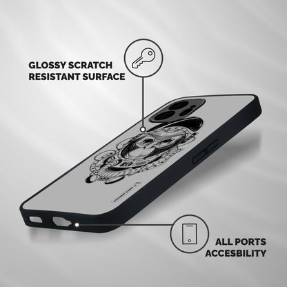 Chimpanzee Astronaut Shockproof Hybrid Protection (Metal + TPU) Back Case Cover