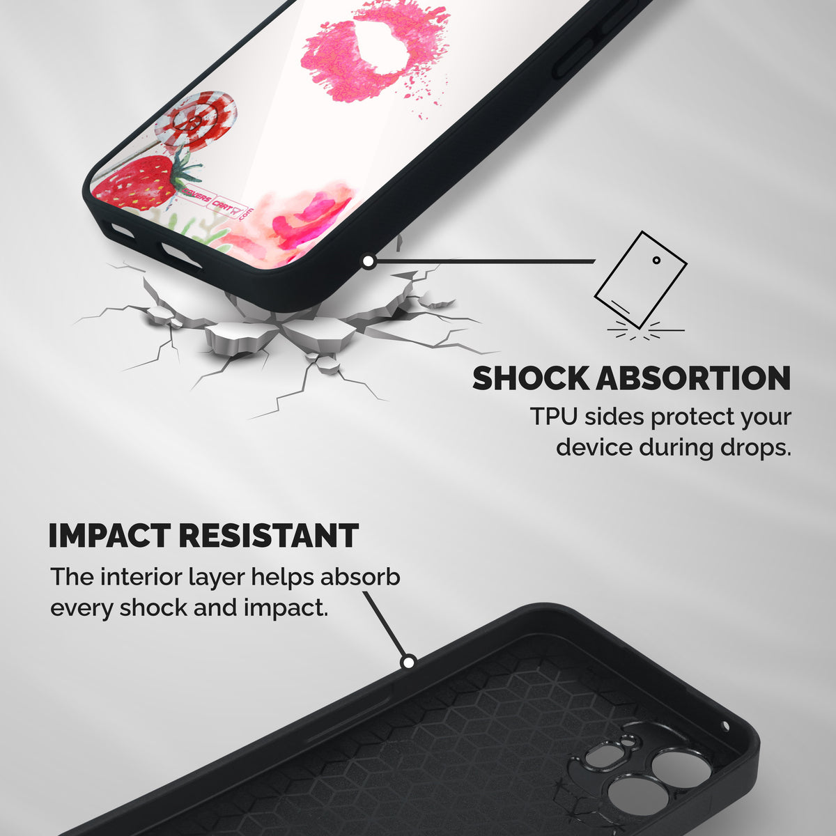 Chirpy Shockproof Hybrid Protection (Metal + TPU) Back Case Cover