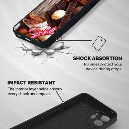 Chocolate Candies Shockproof Hybrid Protection (Metal + TPU) Back Case Cover