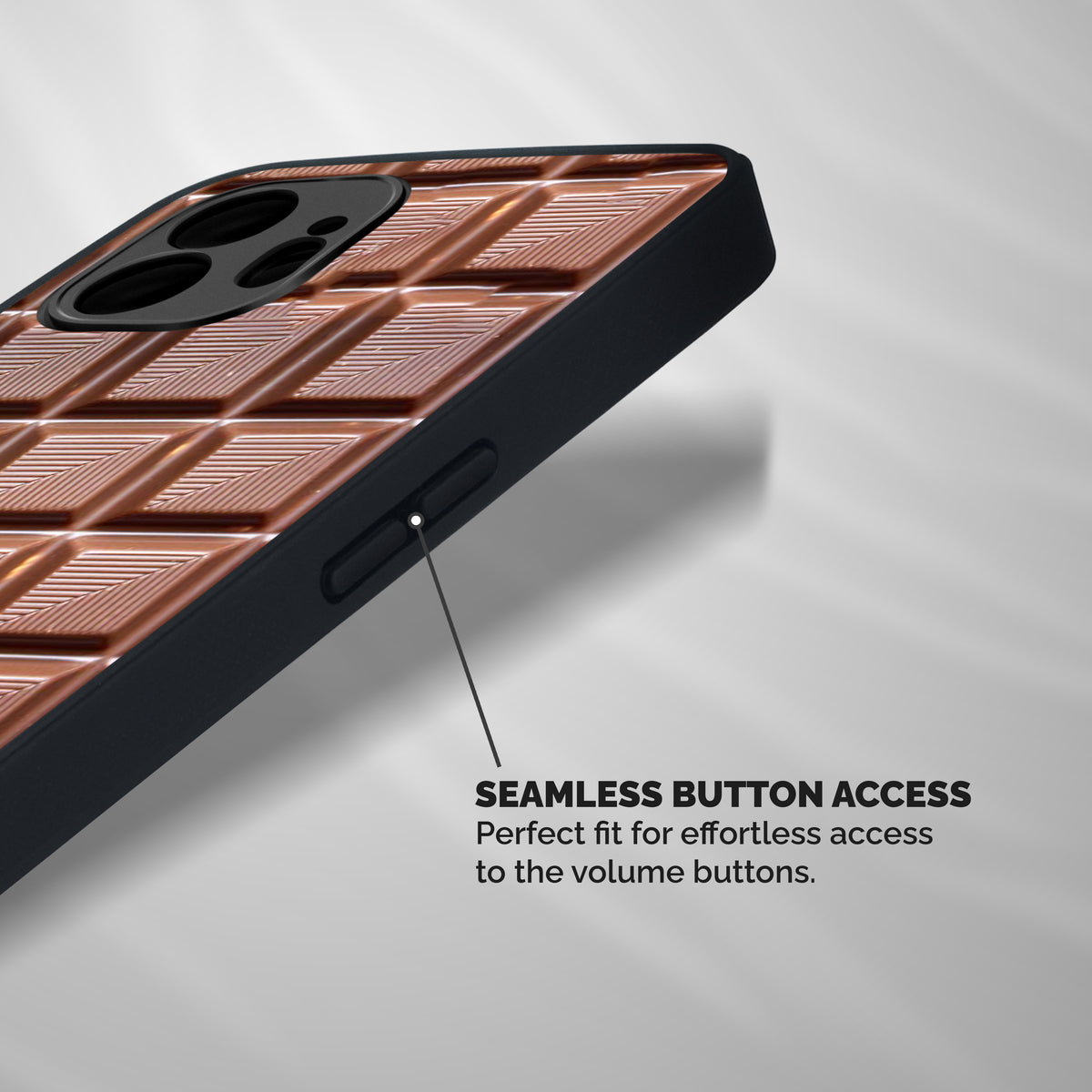 Chocolate Tiles Shockproof Hybrid Protection (Metal + TPU) Back Case Cover