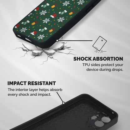 Christmas Call Shockproof Hybrid Protection (Metal + TPU) Back Case Cover