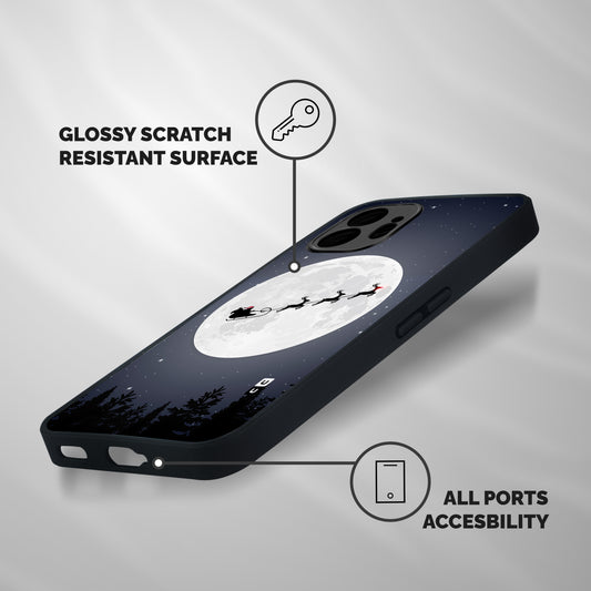 Christmas Nightsky Shockproof Hybrid Protection (Metal + TPU) Back Case Cover