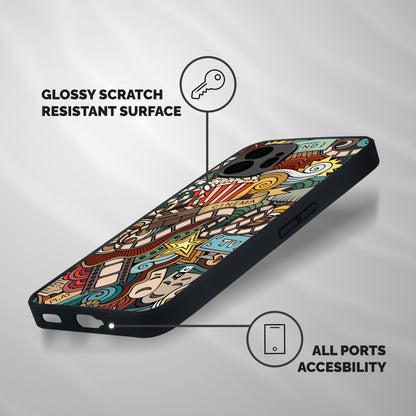 Cinematic Design Shockproof Hybrid Protection (Metal + TPU) Back Case Cover