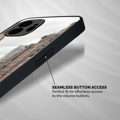 City Street View Shockproof Hybrid Protection (Metal + TPU) Back Case Cover
