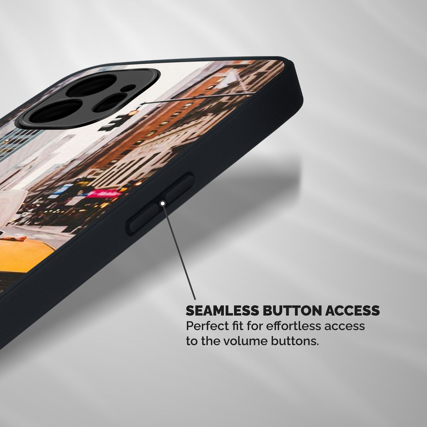 City Taxi Shockproof Hybrid Protection (Metal + TPU) Back Case Cover