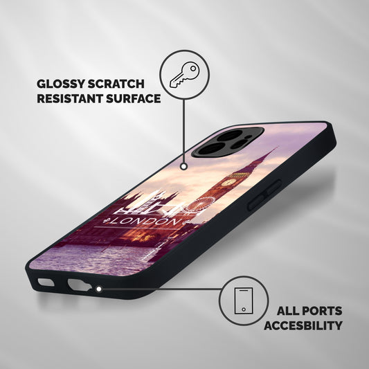 City Tower Shockproof Hybrid Protection (Metal + TPU) Back Case Cover