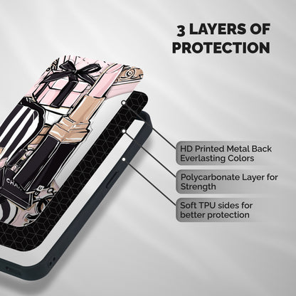 Class Girl Design Shockproof Hybrid Protection (Metal + TPU) Back Case Cover