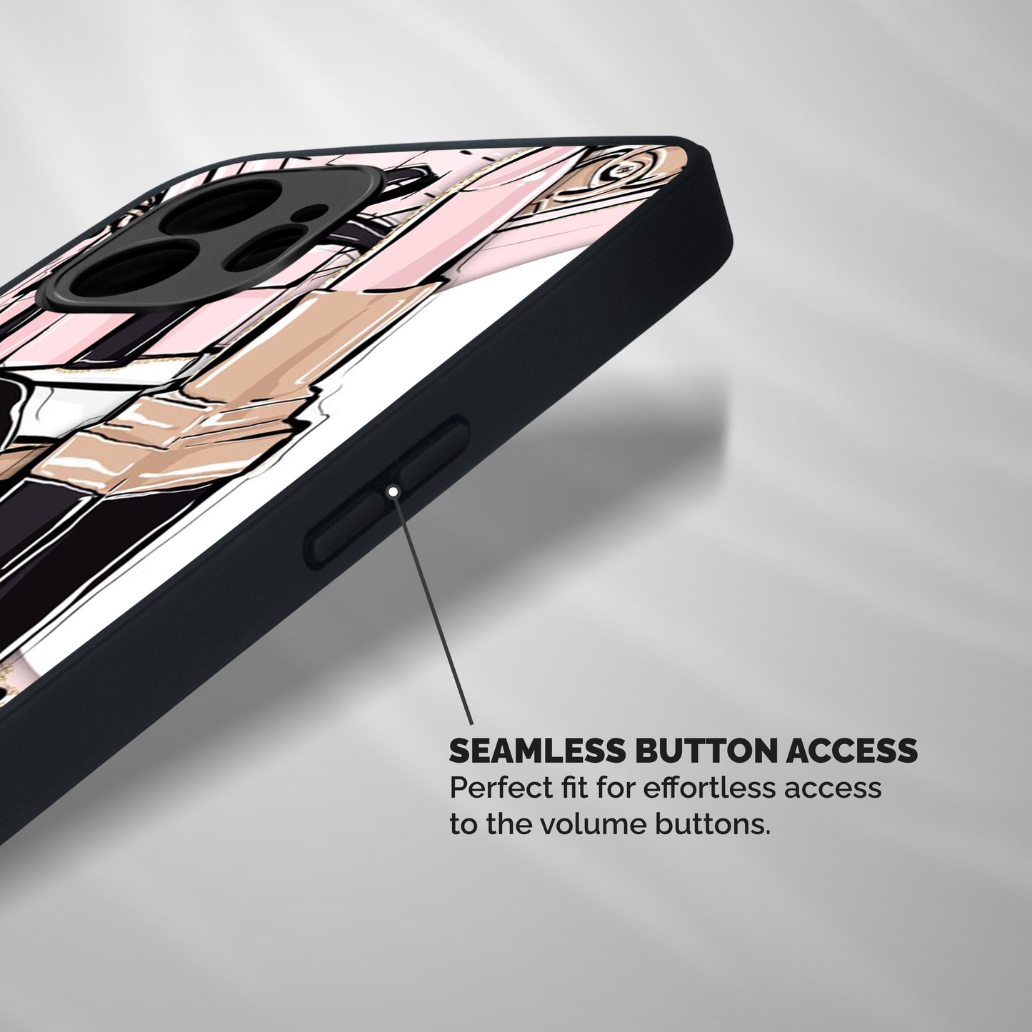 Class Girl Design Shockproof Hybrid Protection (Metal + TPU) Back Case Cover