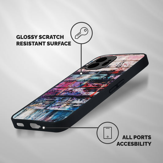 Classic Art Splash Shockproof Hybrid Protection (Metal + TPU) Back Case Cover