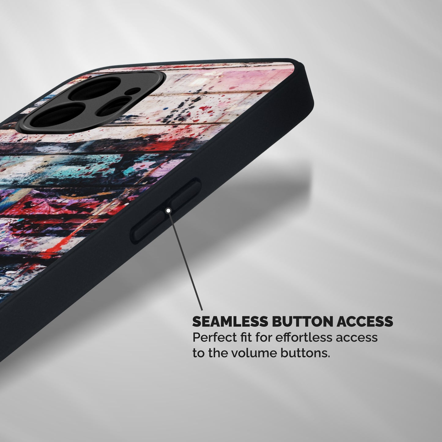 Classic Art Splash Shockproof Hybrid Protection (Metal + TPU) Back Case Cover