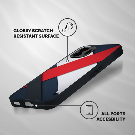 Classic Bold Shockproof Hybrid Protection (Metal + TPU) Back Case Cover