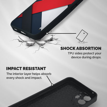 Classic Bold Shockproof Hybrid Protection (Metal + TPU) Back Case Cover