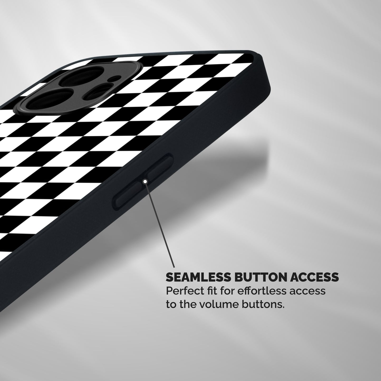 Classic Check Shockproof Hybrid Protection (Metal + TPU) Back Case Cover