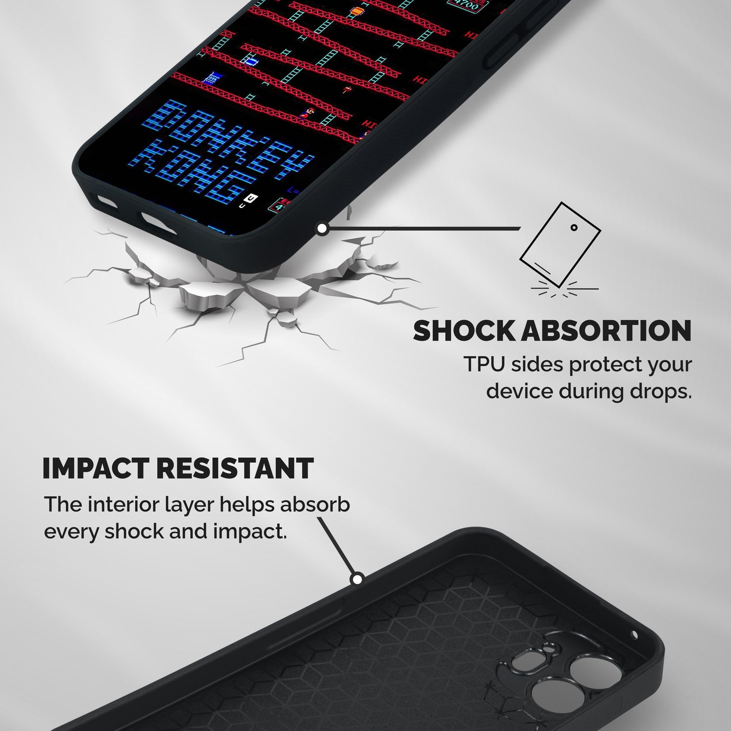 Classic Gorilla Game Shockproof Hybrid Protection (Metal + TPU) Back Case Cover
