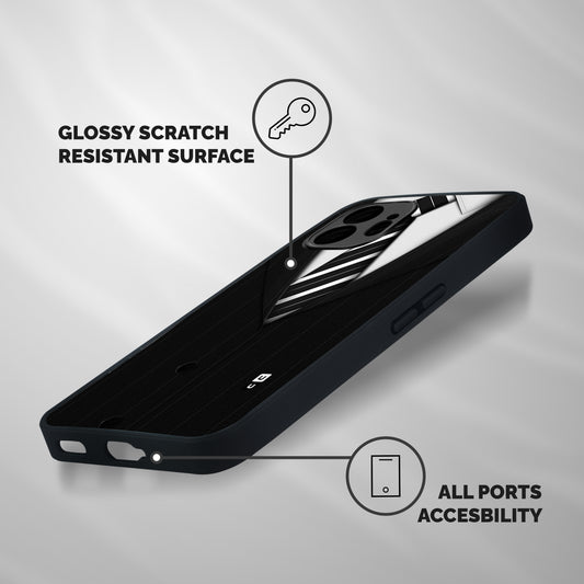 Classic Ready Suit Shockproof Hybrid Protection (Metal + TPU) Back Case Cover