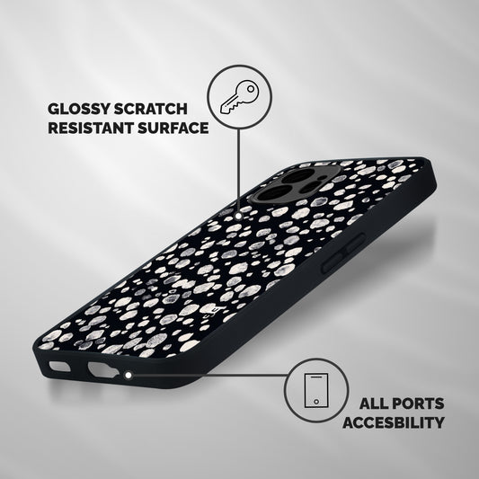 Classic Rocks Pattern Shockproof Hybrid Protection (Metal + TPU) Back Case Cover