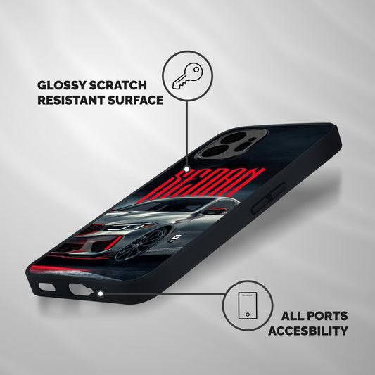 Classic Sedan Shockproof Hybrid Protection (Metal + TPU) Back Case Cover