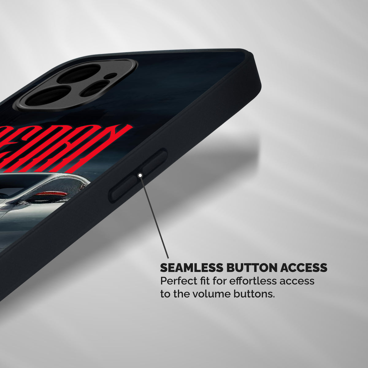 Classic Sedan Shockproof Hybrid Protection (Metal + TPU) Back Case Cover