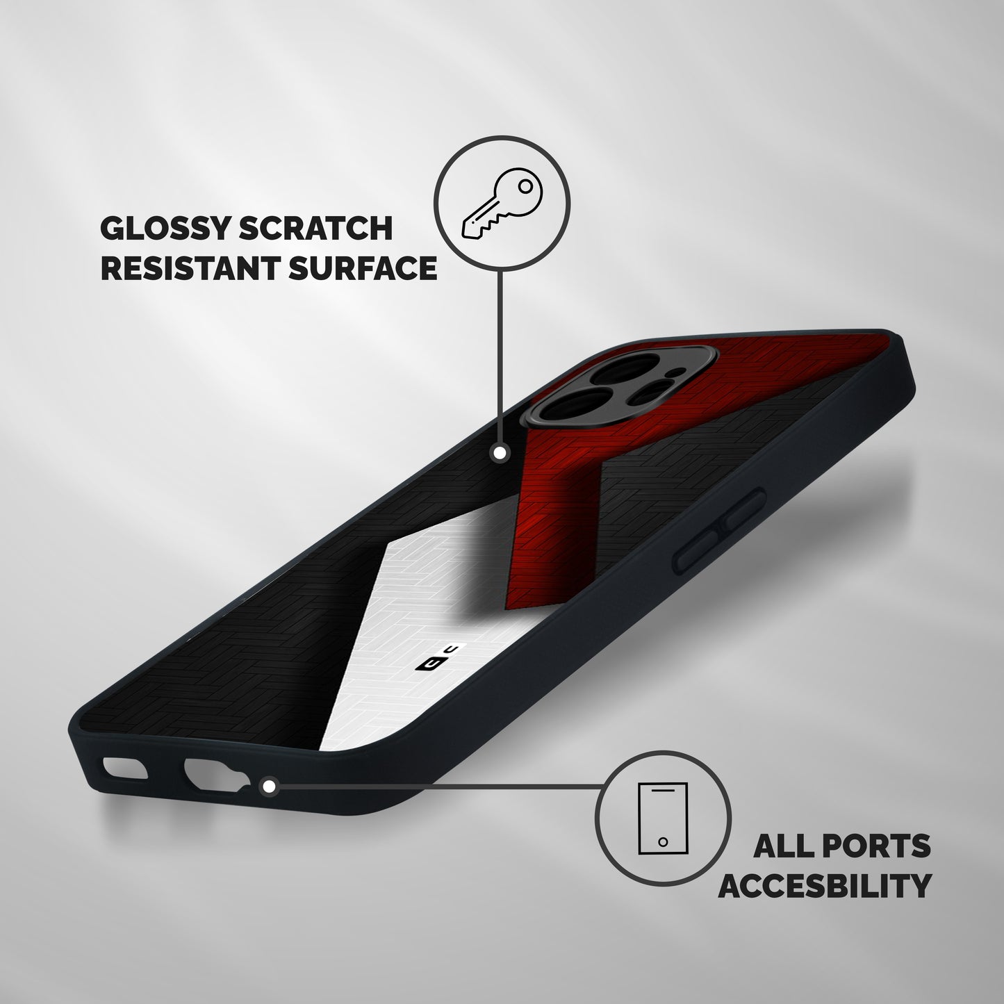 Classic Shades Design Shockproof Hybrid Protection (Metal + TPU) Back Case Cover