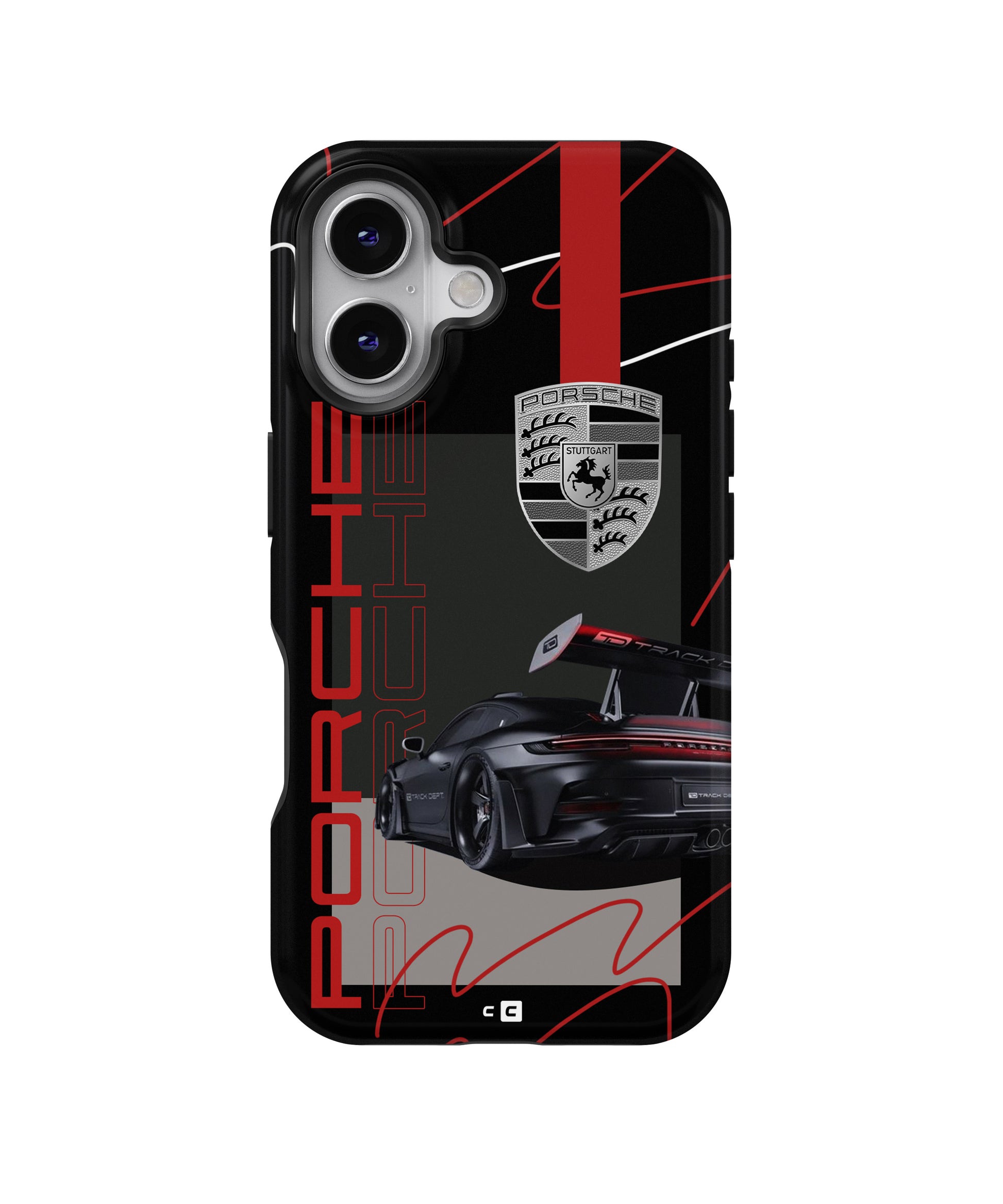 Classy Black Supercar MagSafe Bumper Case
