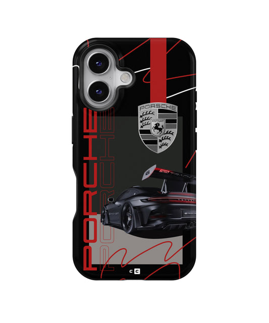 Classy Black Supercar MagSafe Bumper Case