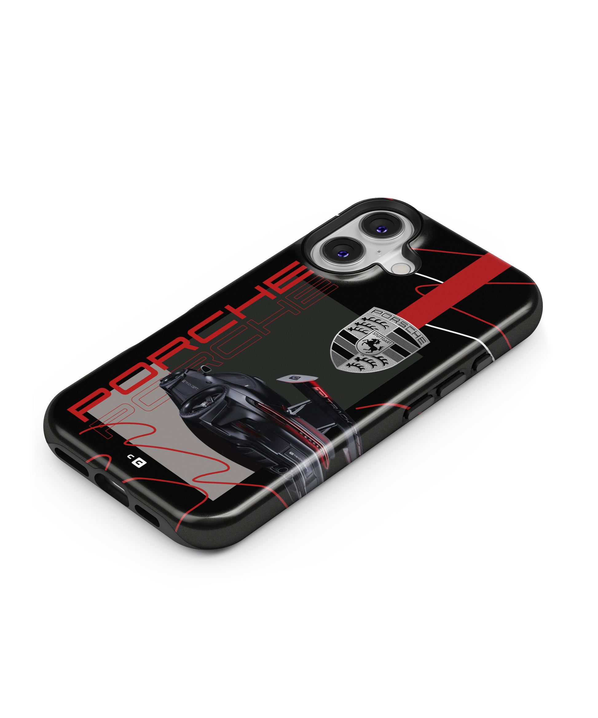 Classy Black Supercar MagSafe Bumper Case