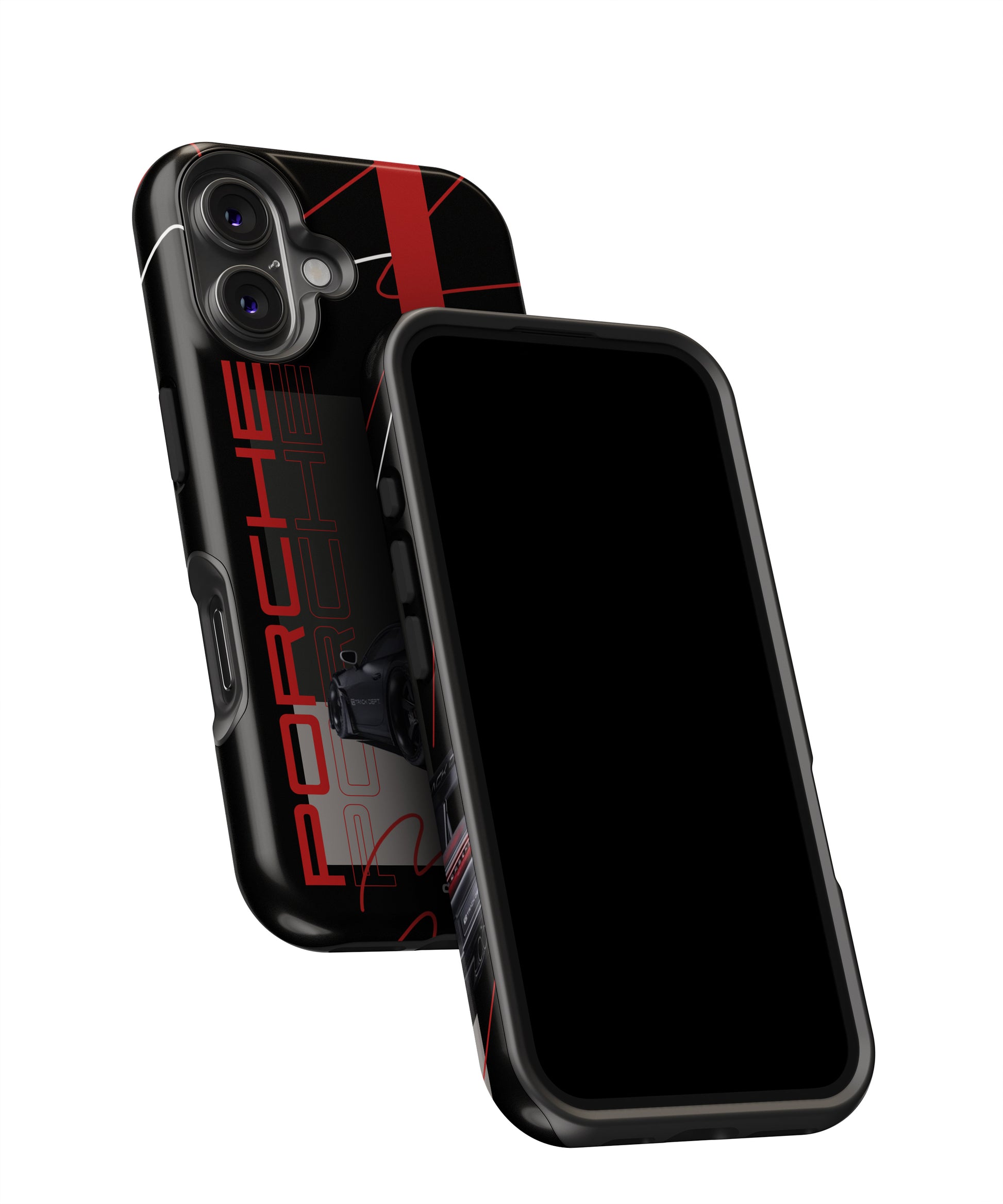 Classy Black Supercar MagSafe Bumper Case