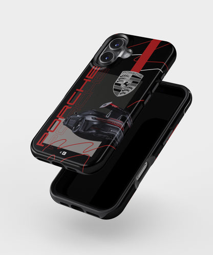 Classy Black Supercar MagSafe Bumper Case