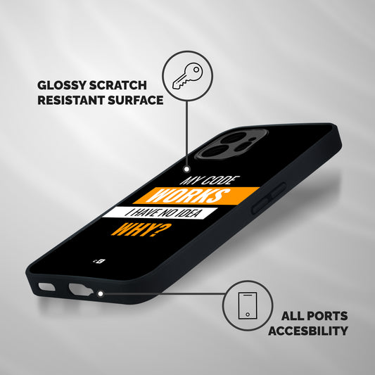 Coders Thought Shockproof Hybrid Protection (Metal + TPU) Back Case Cover