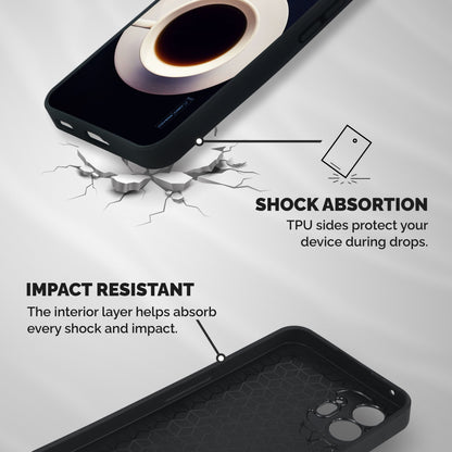 Coffee And Cookies Shockproof Hybrid Protection (Metal + TPU) Back Case Cover