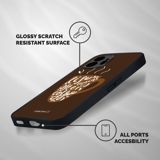 Coffee Mug Shockproof Hybrid Protection (Metal + TPU) Back Case Cover